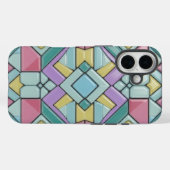 pastellfarben gekachelt Case-Mate iPhone hülle (Rückseite (Horizontal))