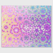 Pastellfarben Geometrisches Abstraktes Muster Geschenkpapier (Flach)