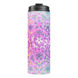 Pastellfarben Geometrisches Abstraktes Muster Thermosbecher