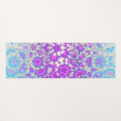 Pastellfarben Geometrisches Abstraktes Muster Yogamatte (Rückseite (Horizontal))