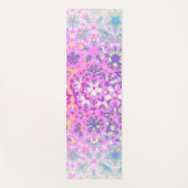 Pastellfarben Geometrisches Abstraktes Muster Yogamatte (Vorderseite)