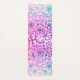 Pastellfarben Geometrisches Abstraktes Muster Yogamatte