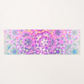 Pastellfarben Geometrisches Abstraktes Muster Yogamatte (Vorderseite (Horizontal))