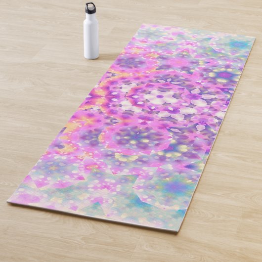 Pastellfarben Geometrisches Abstraktes Muster Yogamatte (Beispiel)