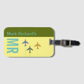 Pastellfarben Gepäckanhänger (Vorderseite (Horizontal))