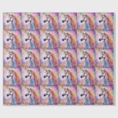 Pastellfarben Geschenkpapier (Flach)