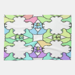 PASTELLFARBEN GESCHIRRTUCH