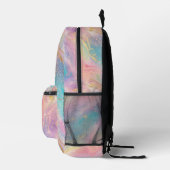 Pastellfarben gliteriges Muster Bedruckter Rucksack (Rechts)