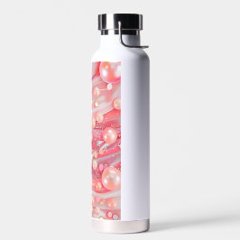 Pastellfarben-Glitzer Perlendruck Trinkflasche