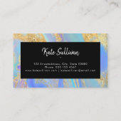 Pastellfarben Haarzellen Visitenkarte (Rückseite)