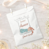 Pastellfarben handgezeichnete Aquarelltöne Geschenktütchen (Ausgeschnitten)