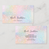 Pastellfarben Imitat Holograph Visitenkarte (Vorne/Hinten)