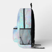 Pastellfarben Imitate Glitzer-Effekt Bedruckter Rucksack (Rechts)