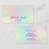 Pastellfarben IMITATE Irisierende Wirkung Visitenkarte (Vorne/Hinten)