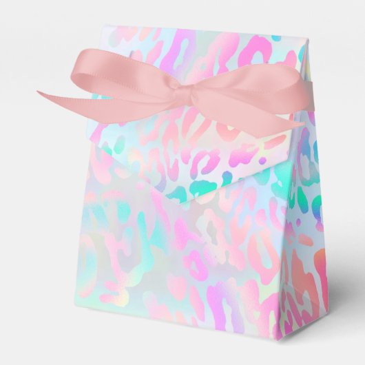 Pastellfarben Leopardenhaut Geschenkschachtel (Vorderseite)