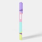 Pastellfarben & lila Herzen schlagen Case-Mate iPhone Hülle (Rückseite / Rechts)