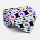 Pastellfarben & lila Herzen schlagen Krawatte (Gerollt)