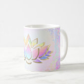 Pastellfarben Lotus Kaffeetasse (VorderseiteRechts)