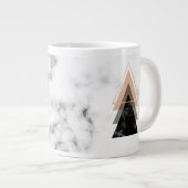 Pastellfarben-Marmor-Design Jumbo-Tasse (Vorderseite Rechts)