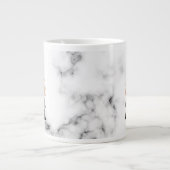 Pastellfarben-Marmor-Design Jumbo-Tasse (Vorderseite)
