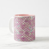 Pastellfarben mermaid Tasse (Vorderseite Links)