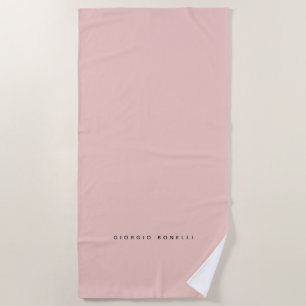 Pastellfarben Minimalistischer Persönlicher Modern Strandtuch