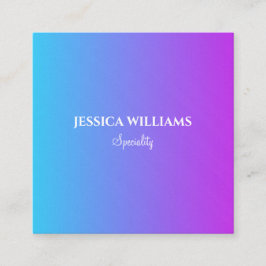 Pastellfarben mit Chic Quadratische Visitenkarte