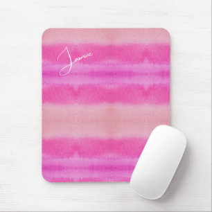 Pastellfarben, Mit Monogramm Mousepad