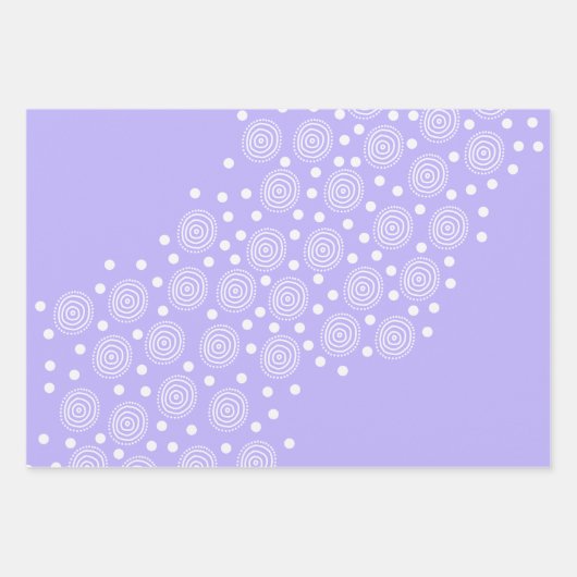 Pastellfarben mit Umhüllungspapier Geschenkpapier Set (Vorderseite)