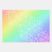 Pastellfarben mit Umhüllungspapier Geschenkpapier Set (Vorderseite)