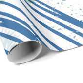 Pastellfarben Modernes geometrisches Muster Geschenkpapier (Rolleneckpunkt)