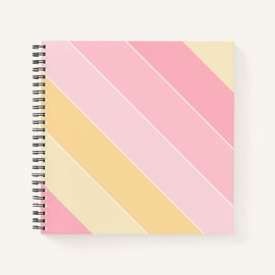 Pastellfarben Modernes Template Trendiges Rosa Van Notizblock