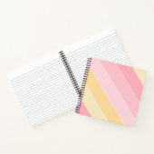 Pastellfarben Modernes Template Trendrosa Vanilla Notizblock (Innenseite)