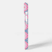 Pastellfarben-Muster Pink und Blue Phone Case (Rückseite / Links)