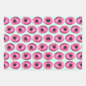 Pastellfarben niedlicher Feinschmecker Geschenkpapier Set (Vorderseite 2)