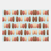 Pastellfarben niedlicher Feinschmecker Geschenkpapier Set (Vorderseite)