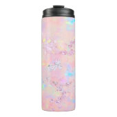 Pastellfarben Opal-Design Thermosbecher (Vorderseite)