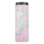 Pastellfarben Opal-Design Thermosbecher (Rückseite)