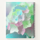 Pastellfarben Orthensia Malte Blume, Bibelverse Notizblock (Rückseite)