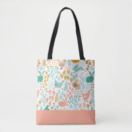 Pastellfarben Ostergebäck Blume Muster Tasche