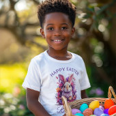 Pastellfarben Ostern Bunny & Blume Individuelle Na T-Shirt