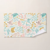 Pastellfarben Ostersymbolmuster Badhandtuch Set (Handtuch)