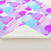 Pastellfarben Oval Form Keule Sherpadecke (3/4)