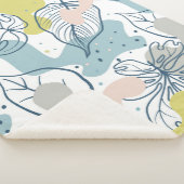 Pastellfarben Palmenfarben Blätter und Bio Formen Sherpadecke (3/4)