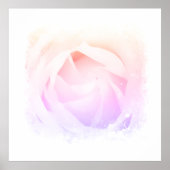 *~* Pastellfarben Pfirsichfarben Rose Floral AR8 A Poster (Vorne)