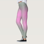 Pastellfarben Positive Vibes Blassgrau Pink Leggings (Links)
