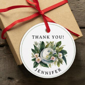 Pastellfarben Rosa Grüner Tee Geschenkanhänger