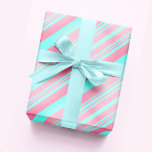 Pastellfarben Rosa und Baby Blue Farbstreifen Geschenkpapier<br><div class="desc">Pastellfarben Rosa und Blau Streifen Moderne elegante Wrapping Paper. (Die Farbe des rosa Streifen ist leicht ungleichmäßig,  das ist Teil des Designs,  kein Druckfehler.)</div>