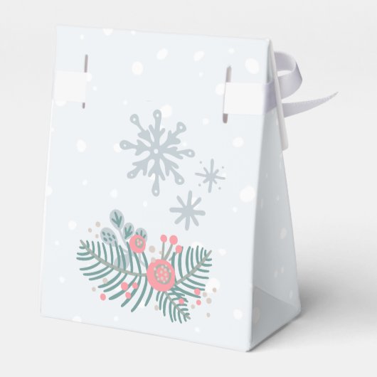 Pastellfarben Schneewitzbrause Babydusche Geschenkschachtel (Rückseite)