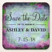 Pastellfarben-Schwarz-Hintergrund-Untersetzer Rechteckiger Pappuntersetzer (Vorderseite)